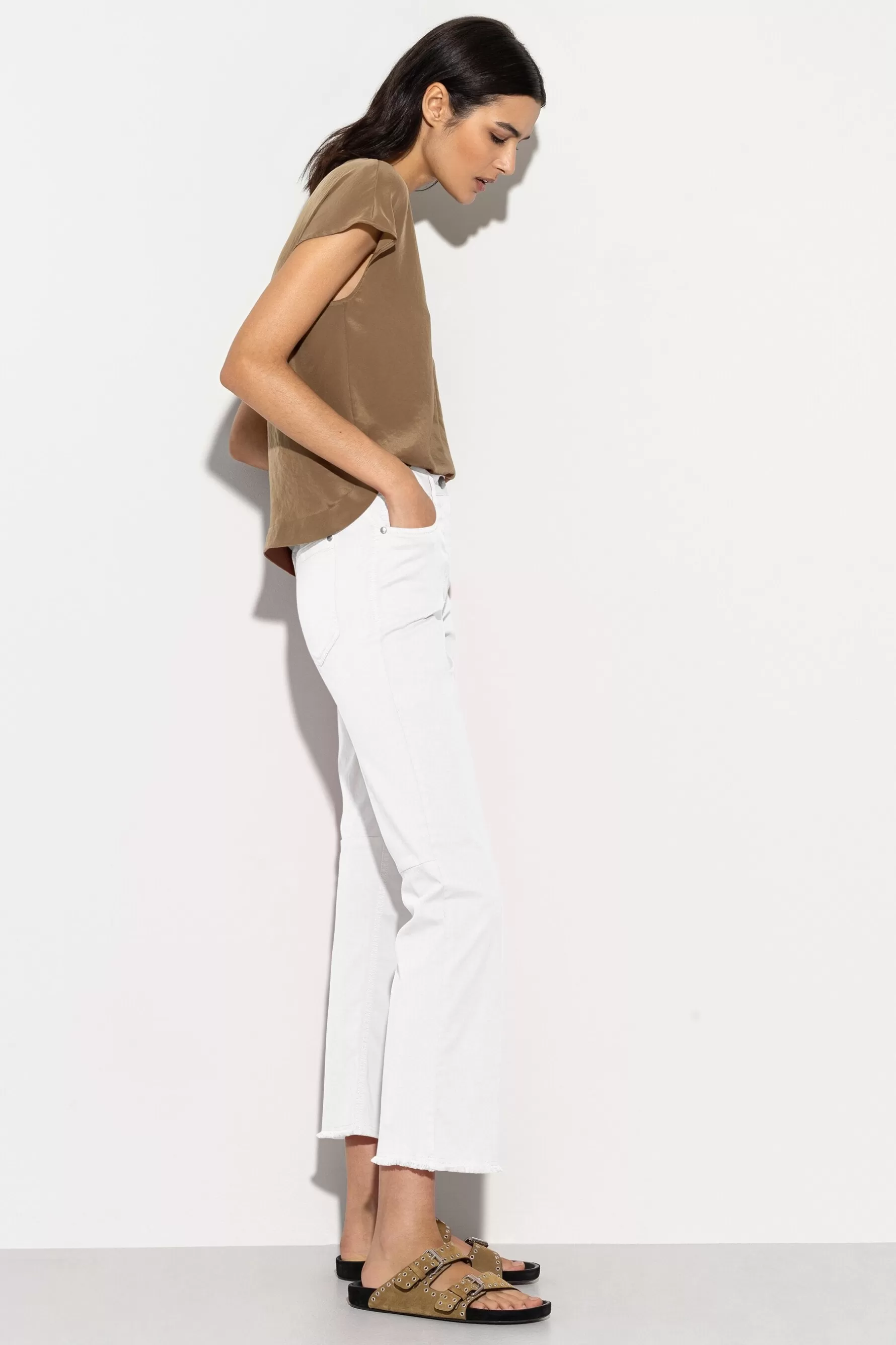 Hosen | Denim-LUISA CERANO Babyflare-Colour-Denim