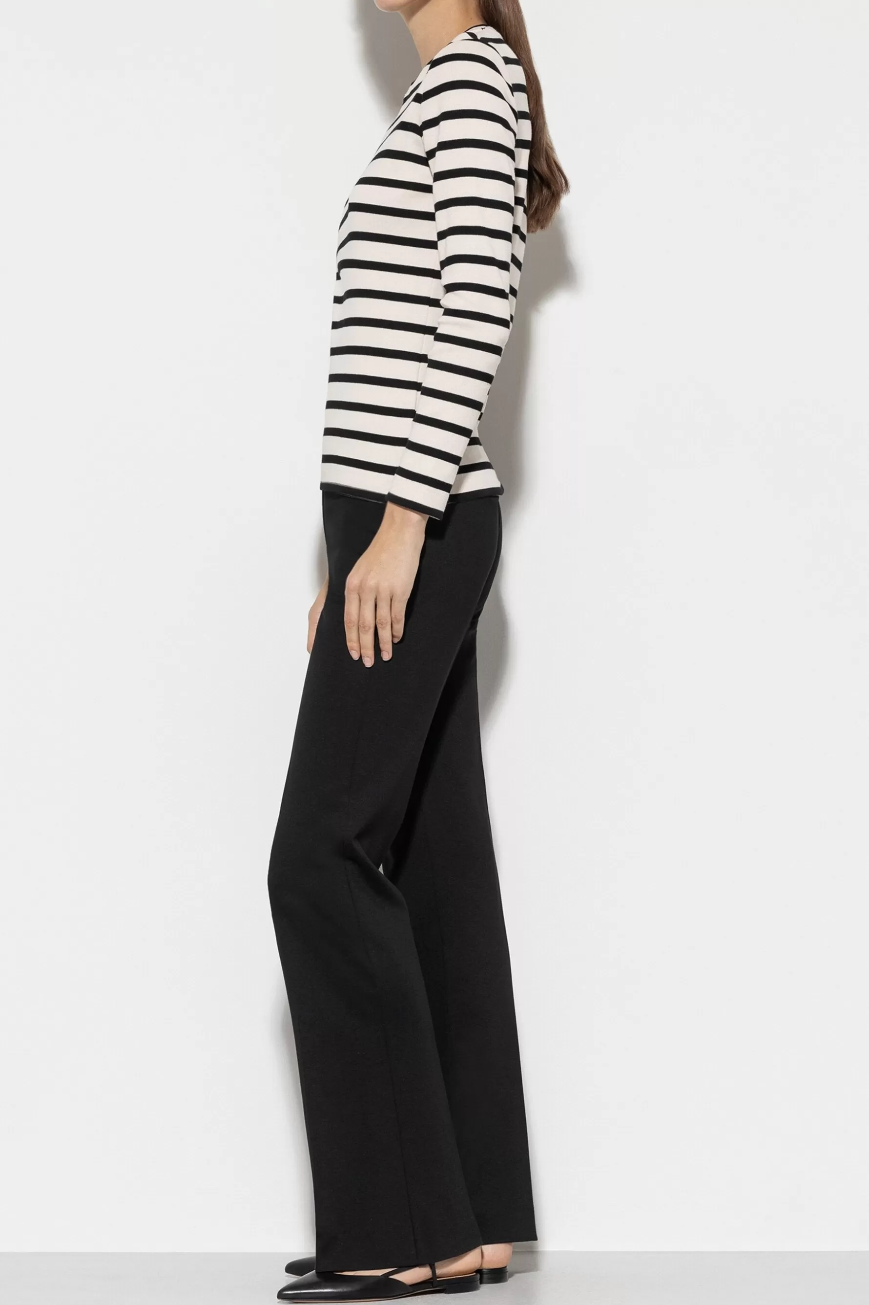 Sets | Hosen-LUISA CERANO Bootcut Aus Punto-Milano