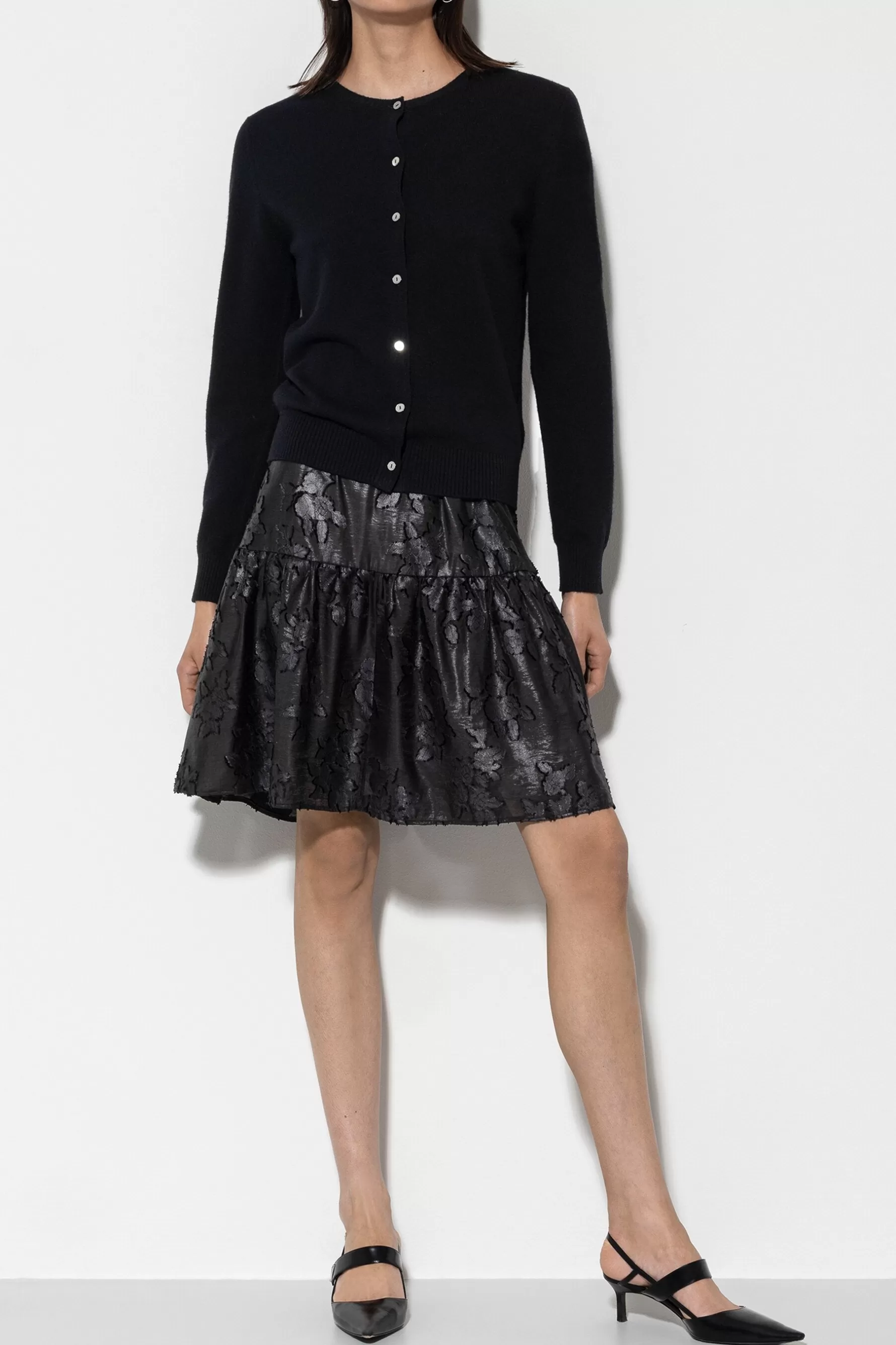 Strick-LUISA CERANO Cardigan Aus Kaschmir-Mix