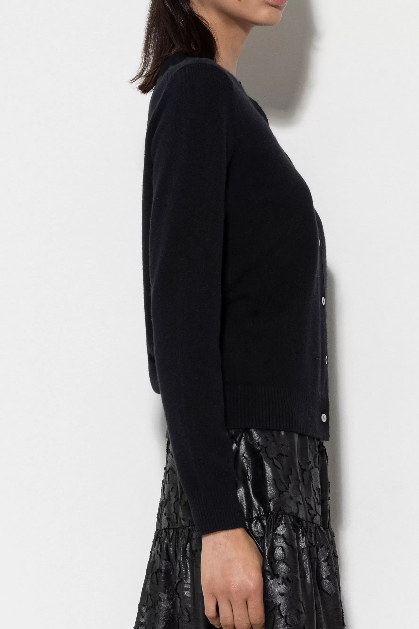 Strick-LUISA CERANO Cardigan Aus Kaschmir-Mix