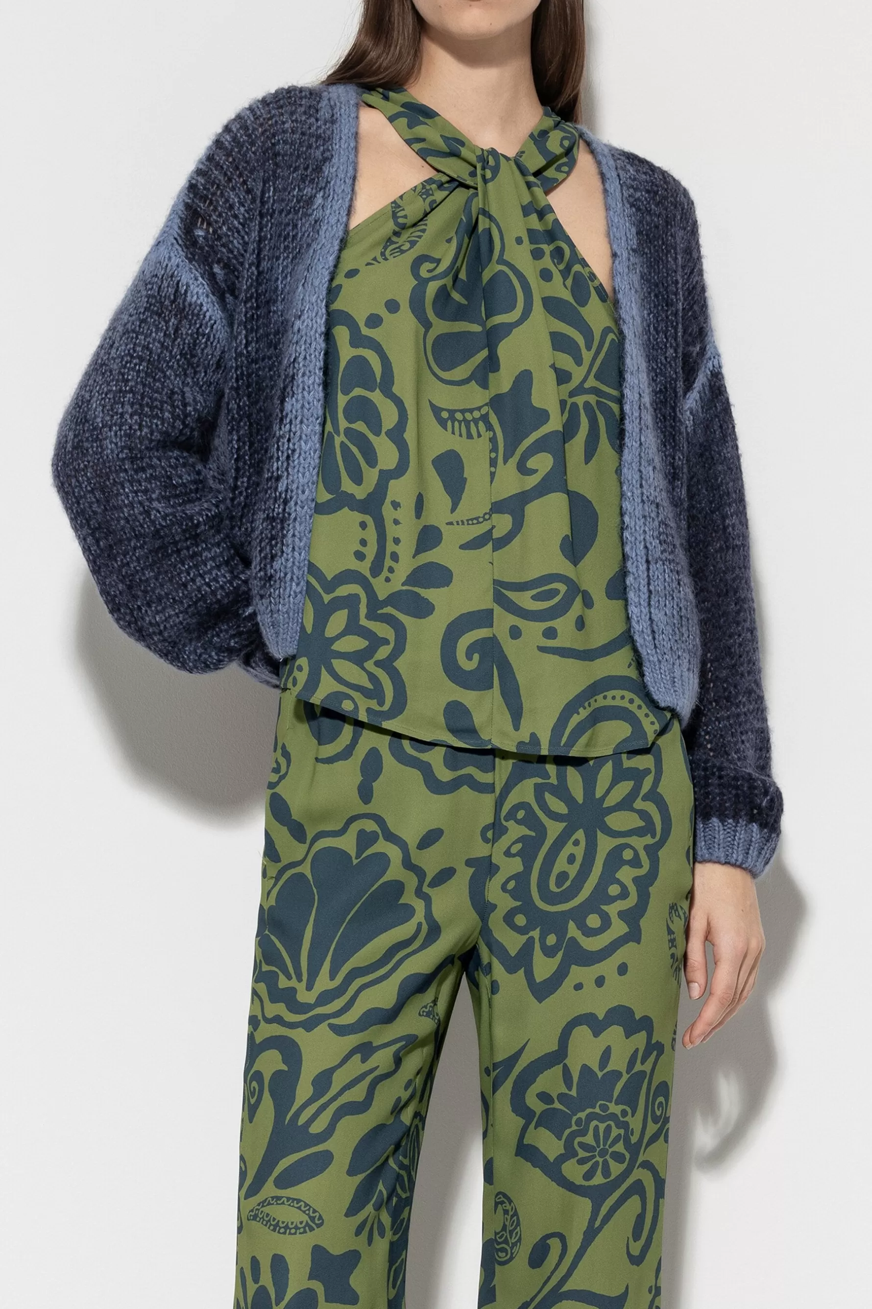 Strick-LUISA CERANO Cardigan Mit Spray-Effekt smoky blue / greyish blue