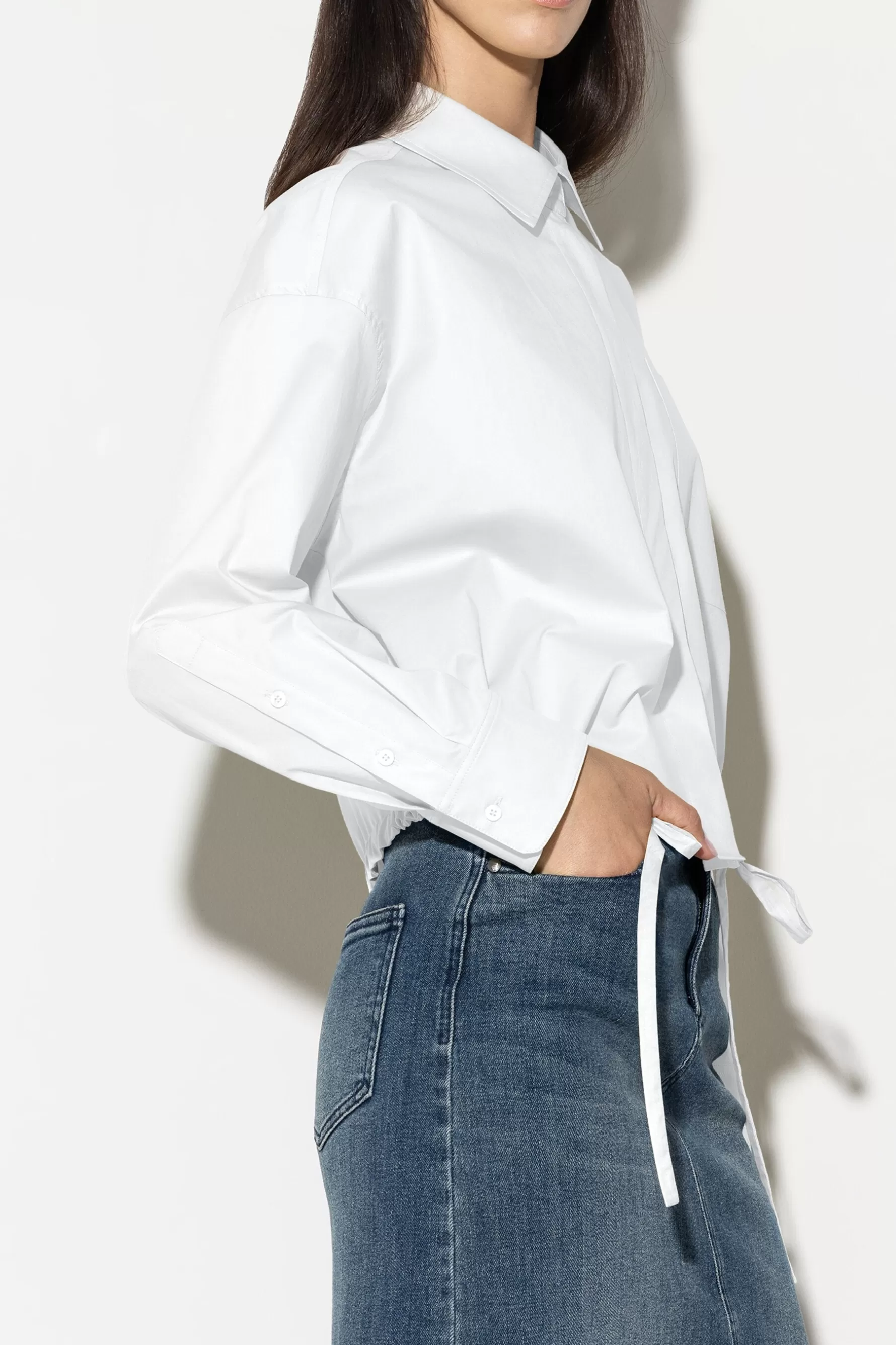 Blusen-LUISA CERANO Gabardine-Blousonbluse