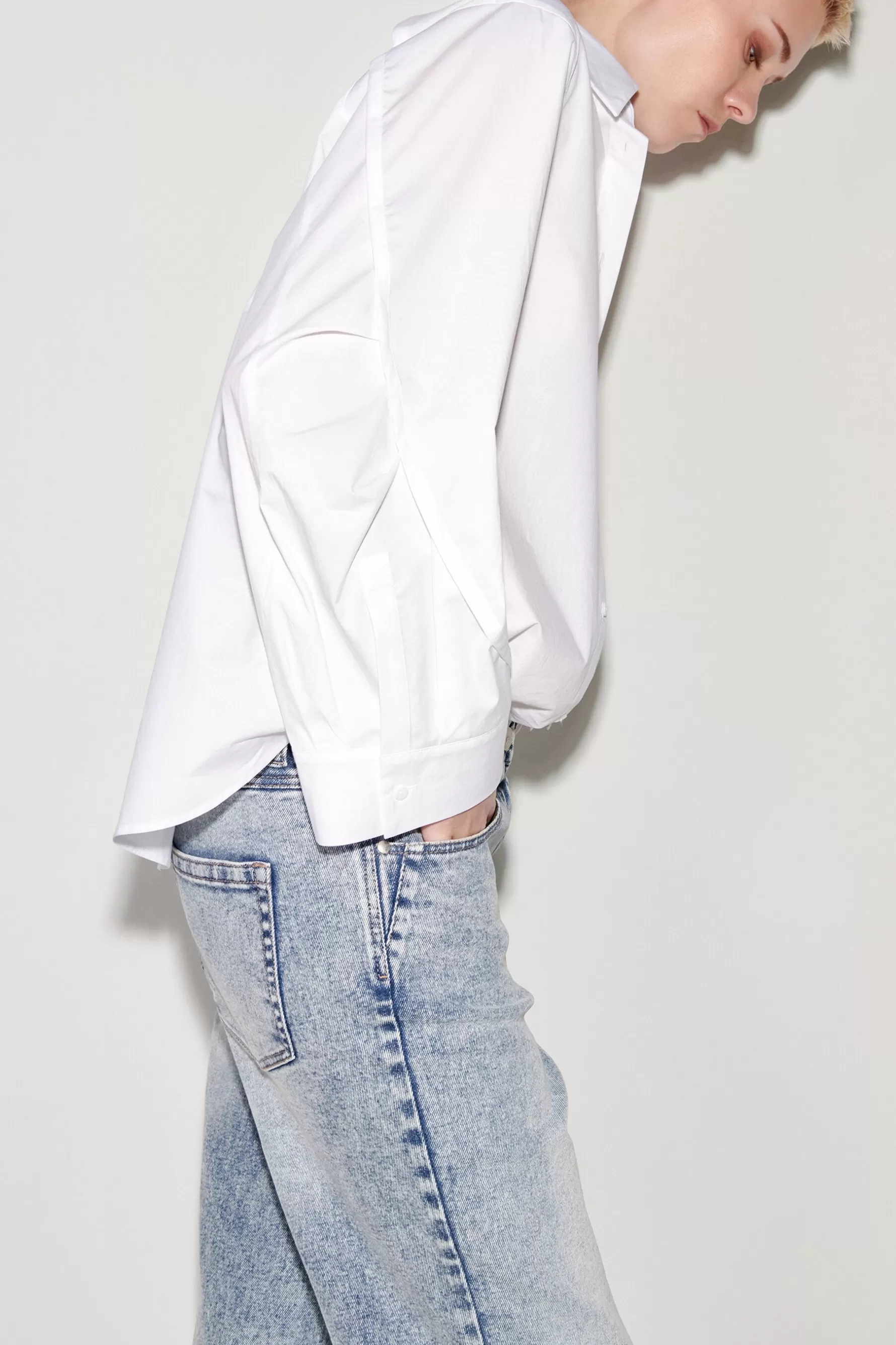 Blusen-LUISA CERANO Gabardine-Hemdbluse