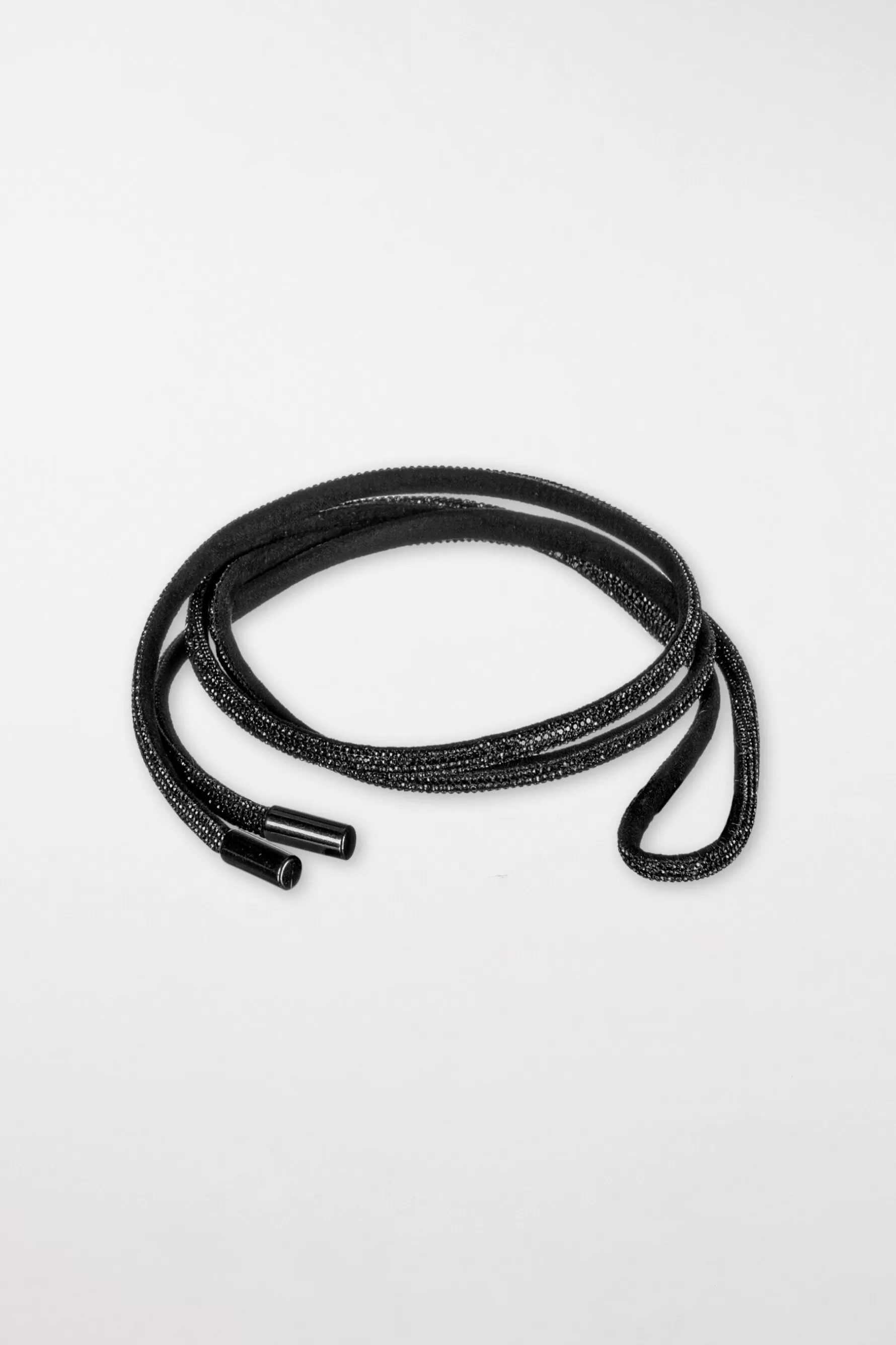 Accessoires-LUISA CERANO Gürtel Mit Glitzersteinen black