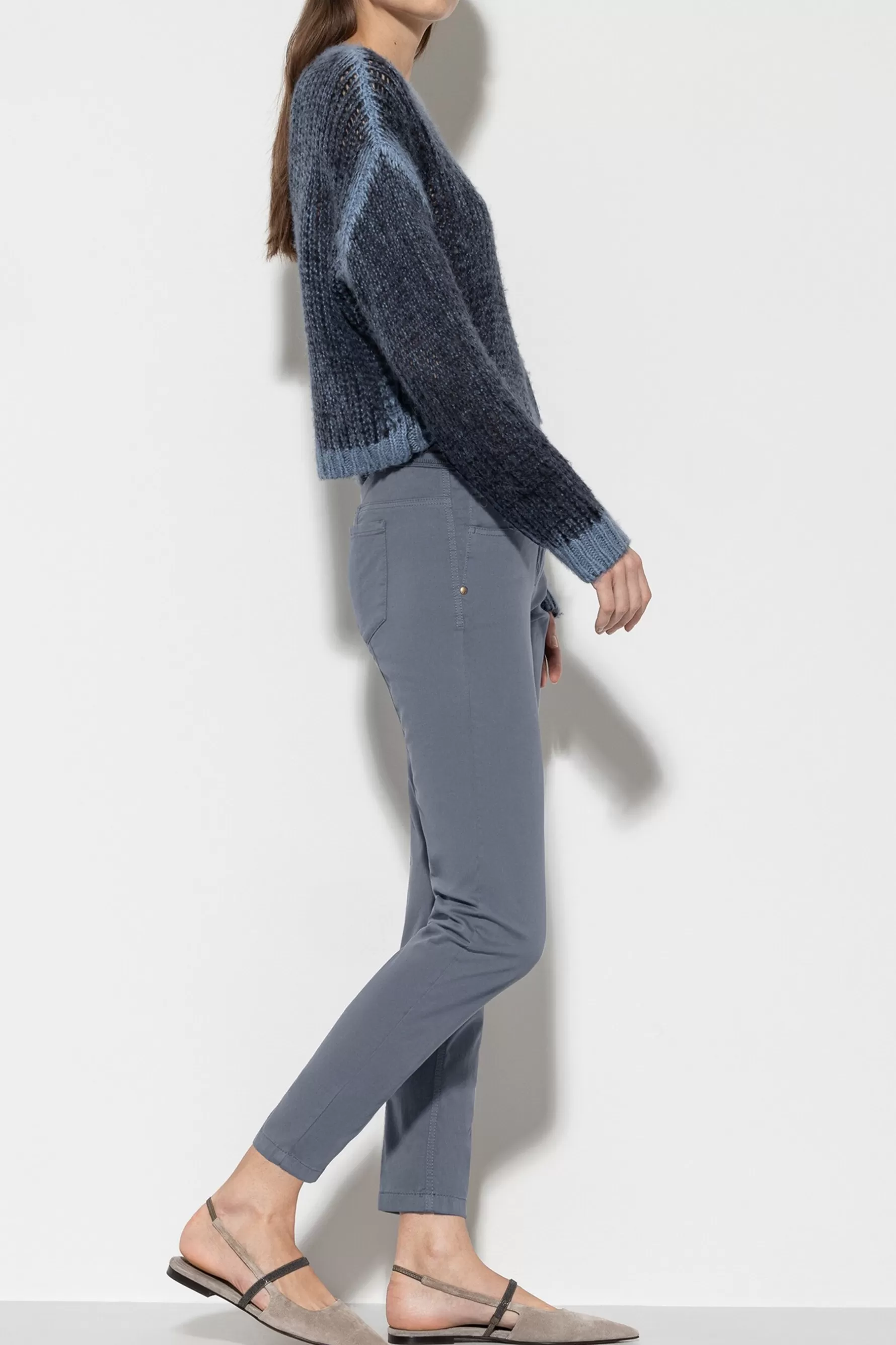 Hosen | Denim-LUISA CERANO High-Stretch-Colour-Denim