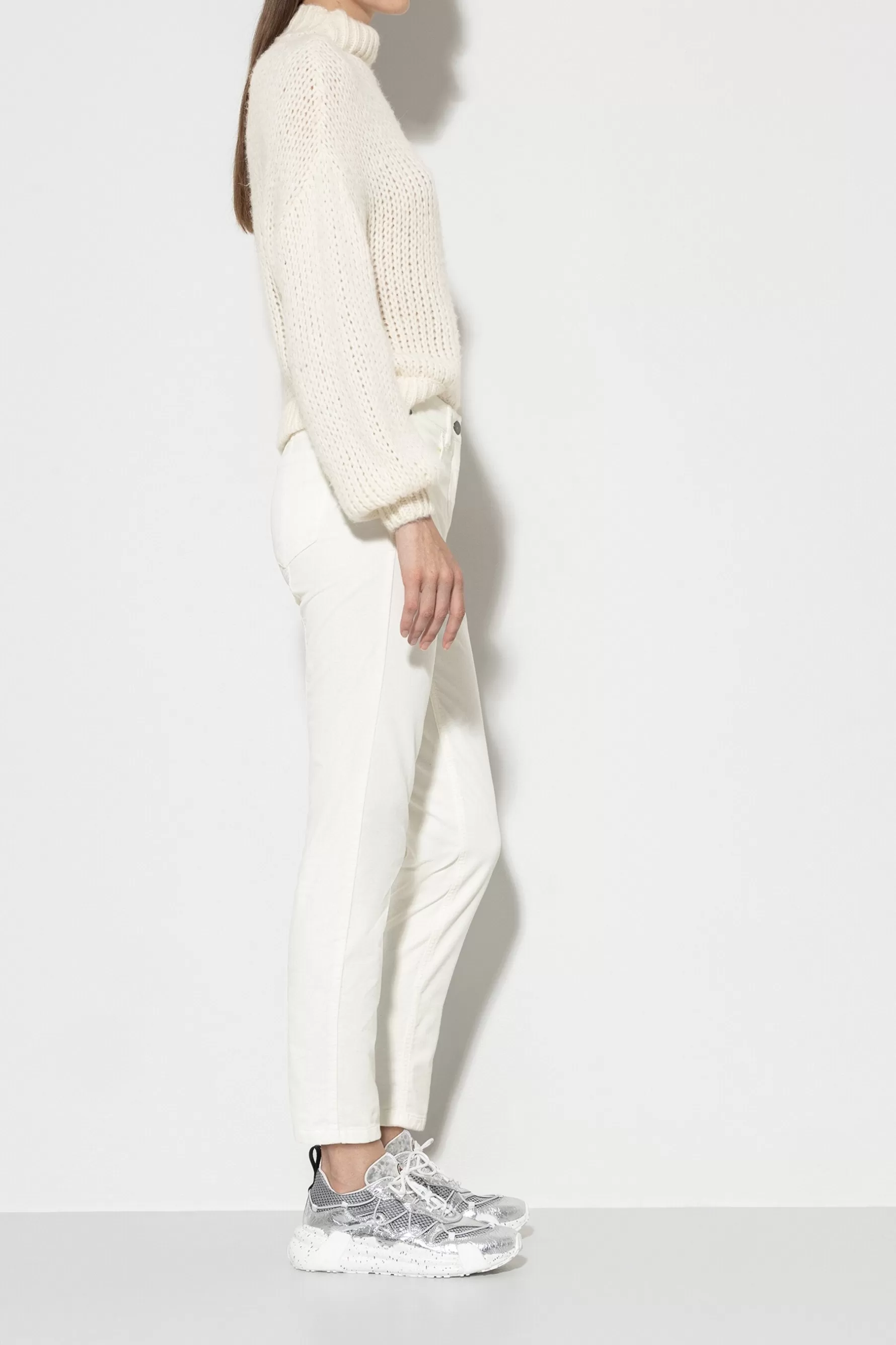 Hosen-LUISA CERANO High-Stretch-Velvet-Pants