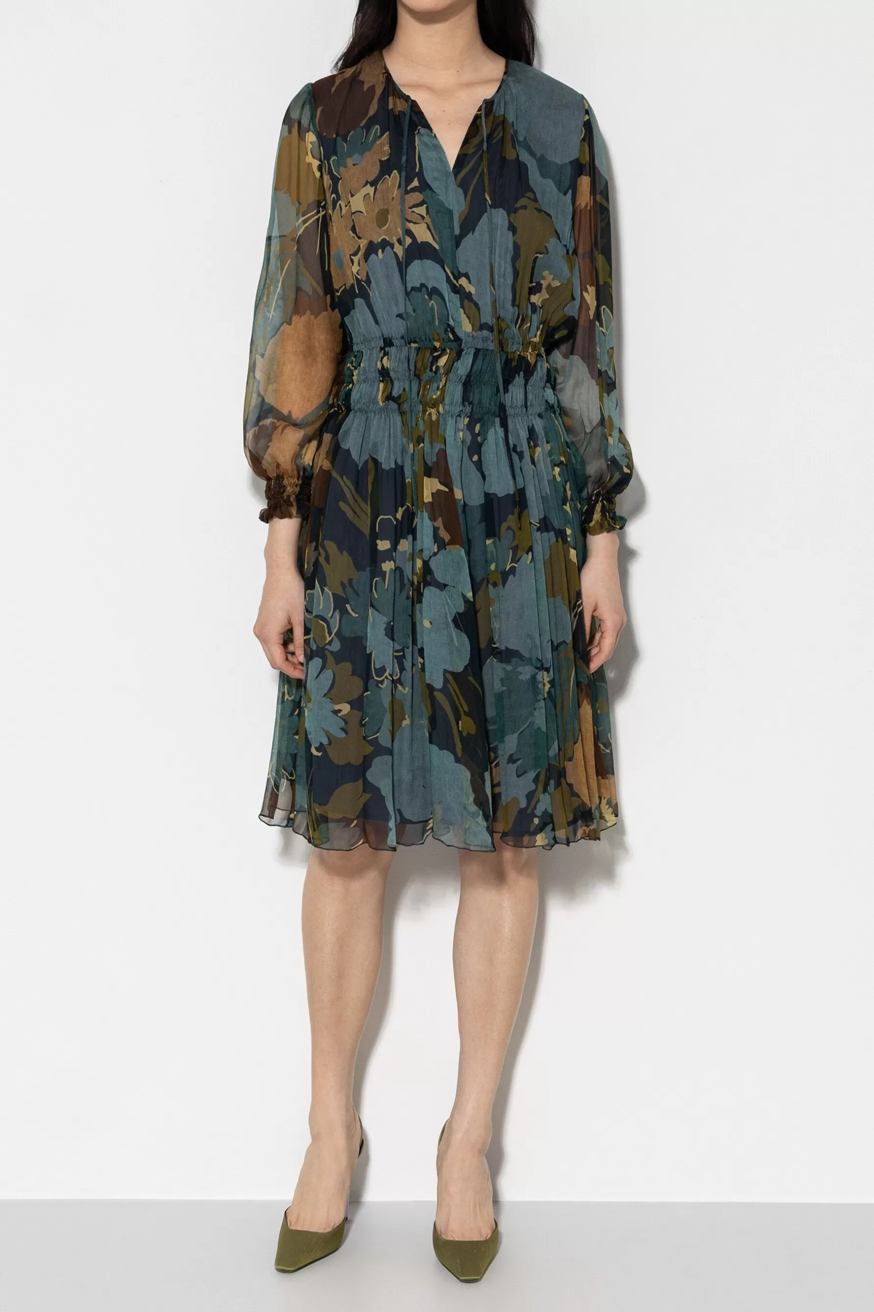 Kleider-LUISA CERANO Kleid Mit Flower-Print multi
