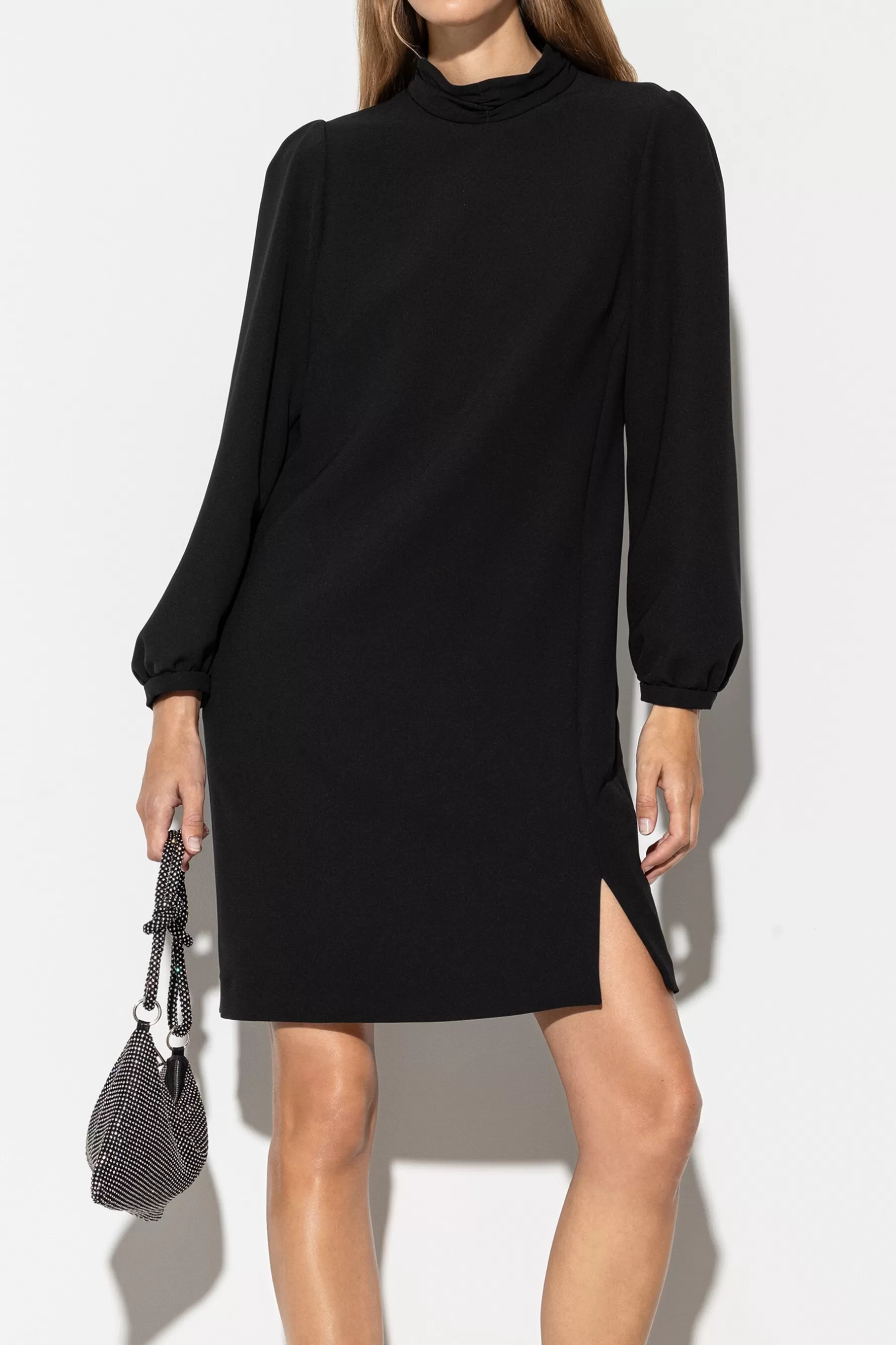 Kleider-LUISA CERANO Minikleid Mit Stehkragen
