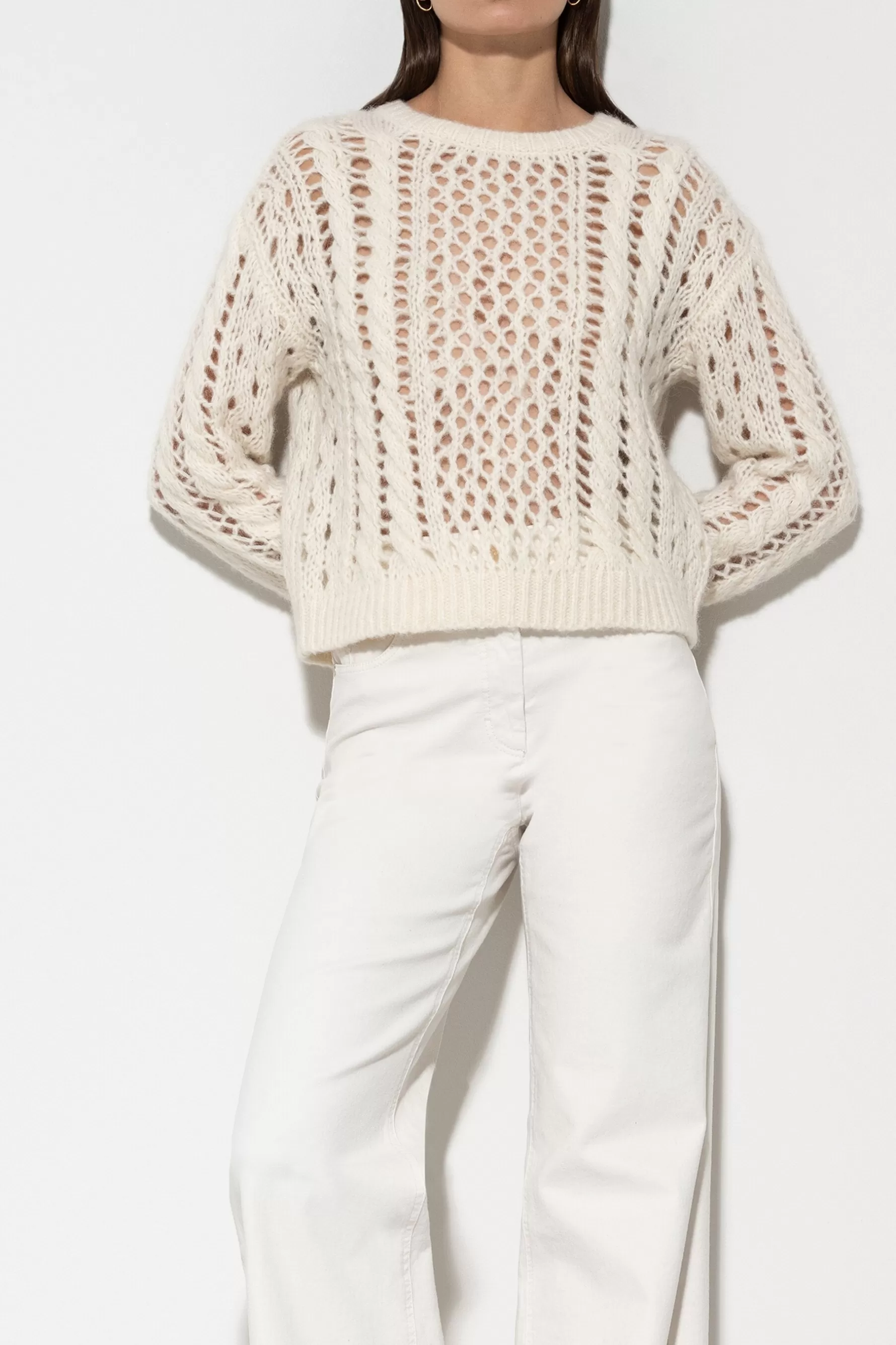 Strick-LUISA CERANO Pullover Aus Alpaka-Mix