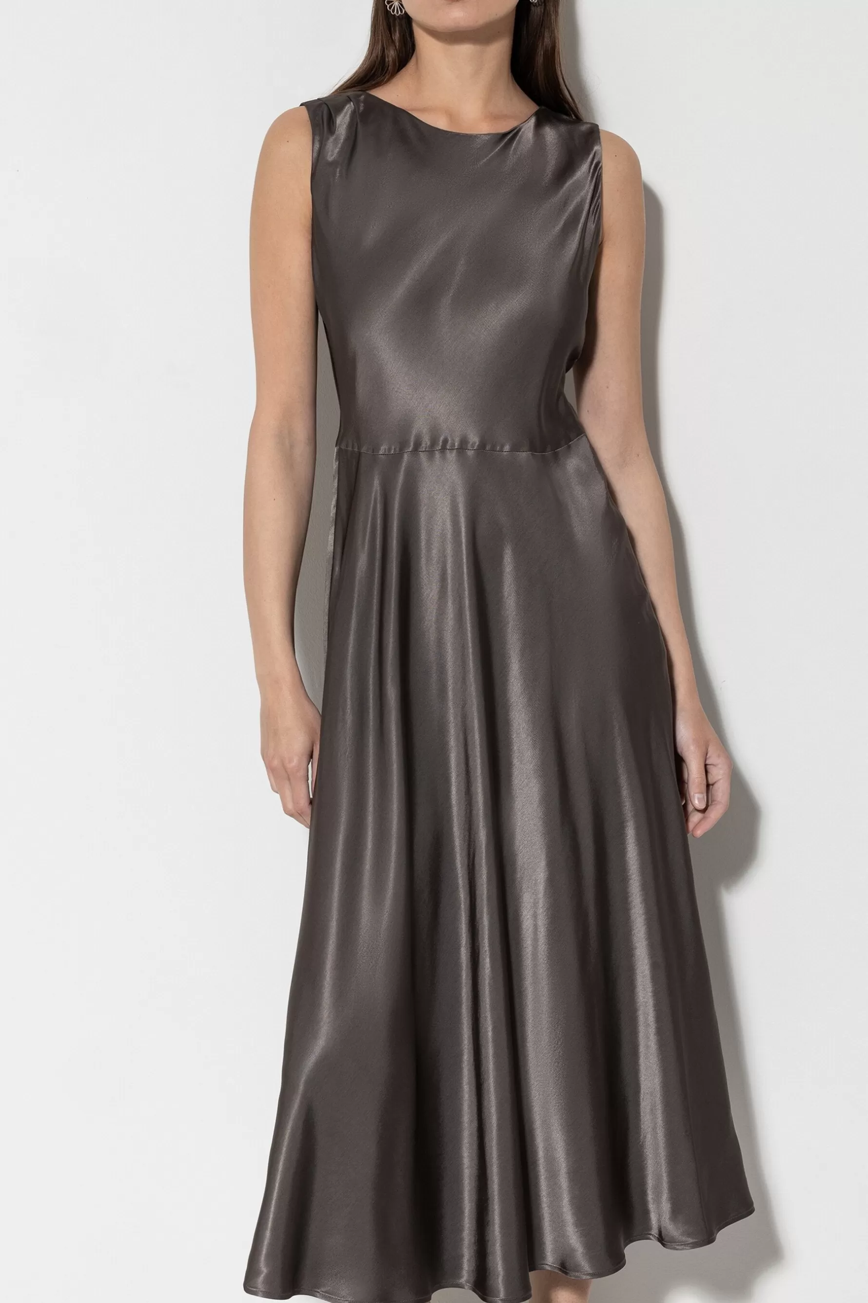 Kleider-LUISA CERANO Satin-Kleid
