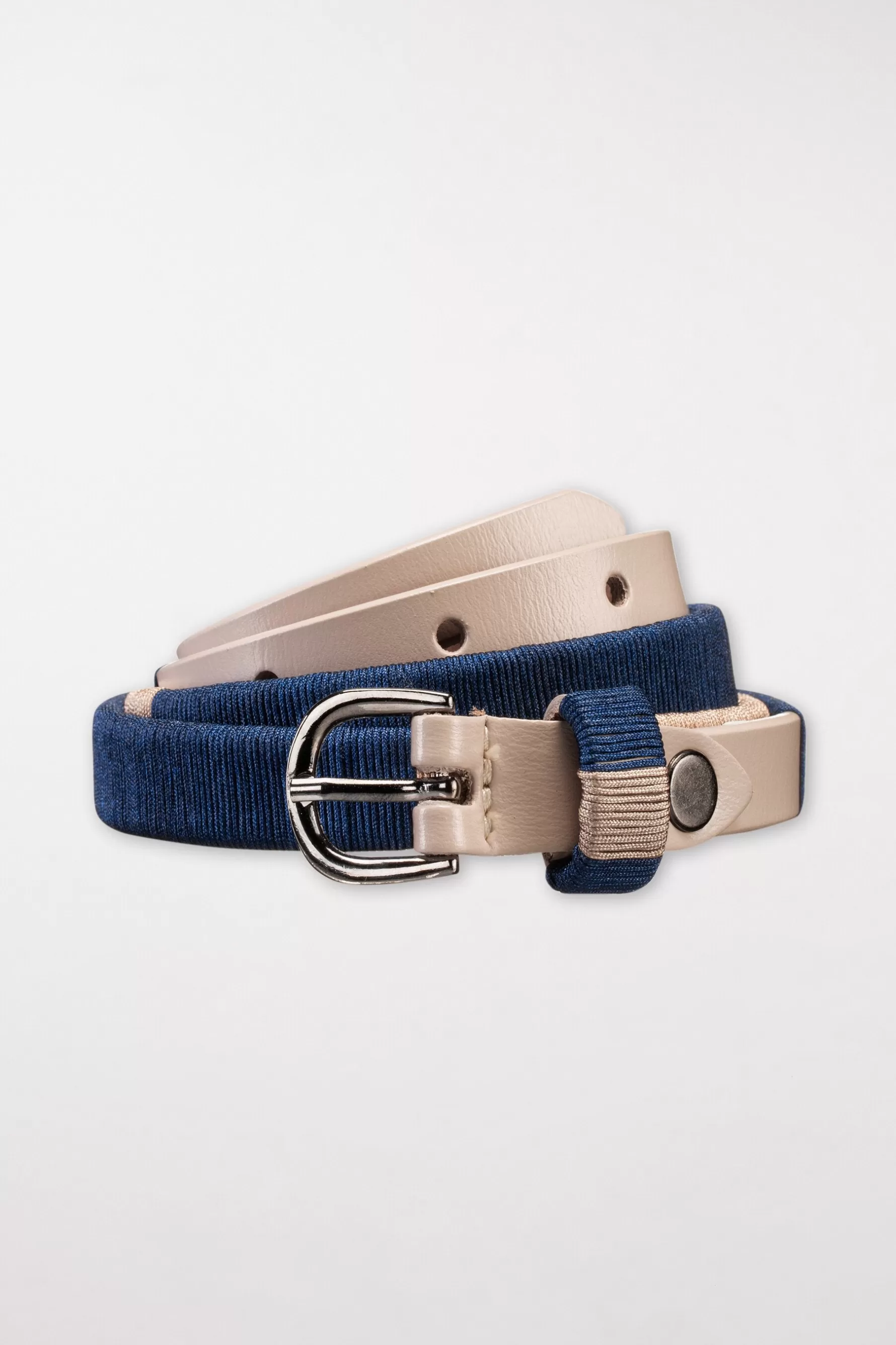 Accessoires-LUISA CERANO Schmaler Ledergürtel