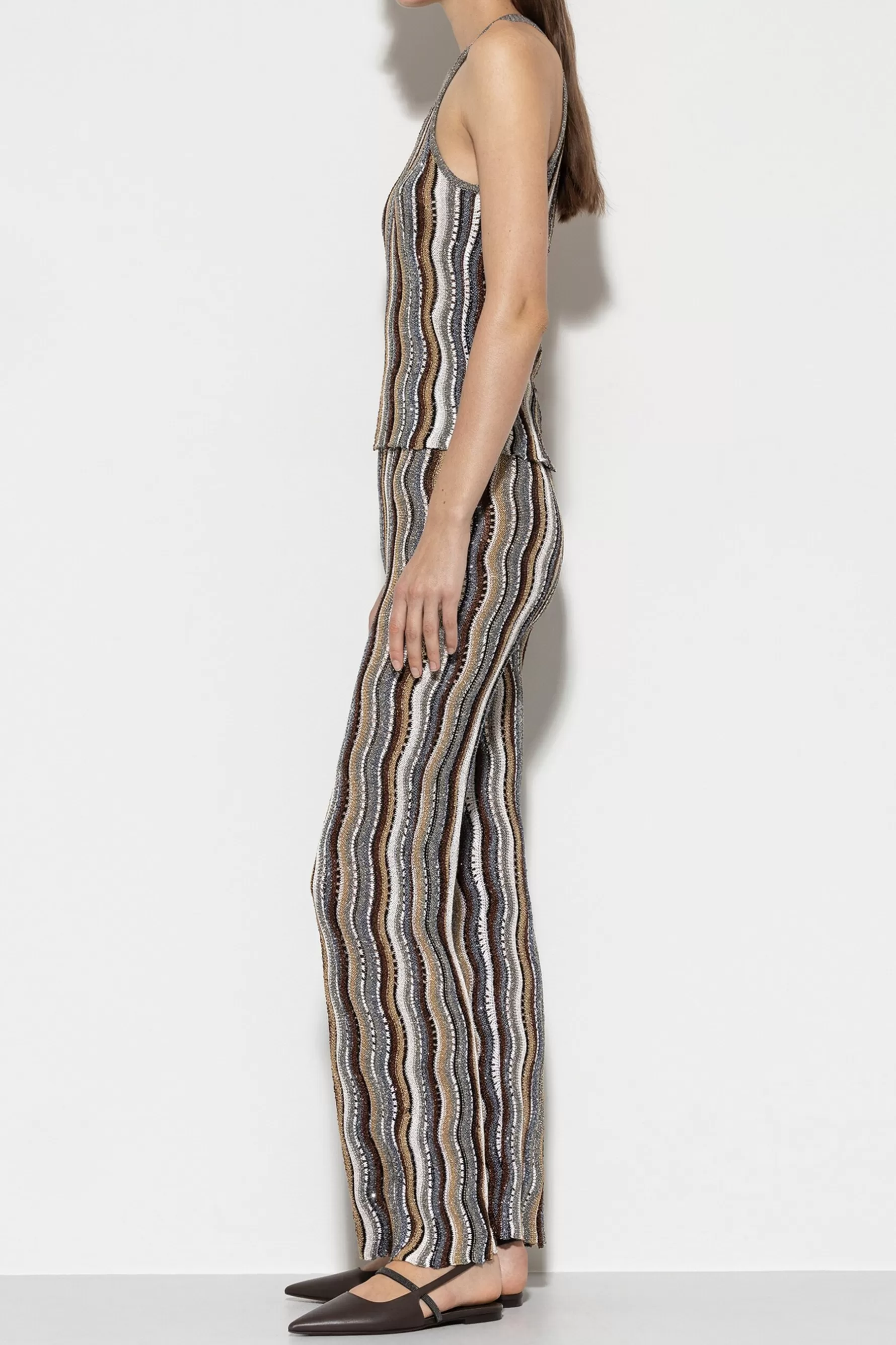 Sets | Strick-LUISA CERANO Strickhose Mit Fancy-Stripe multi