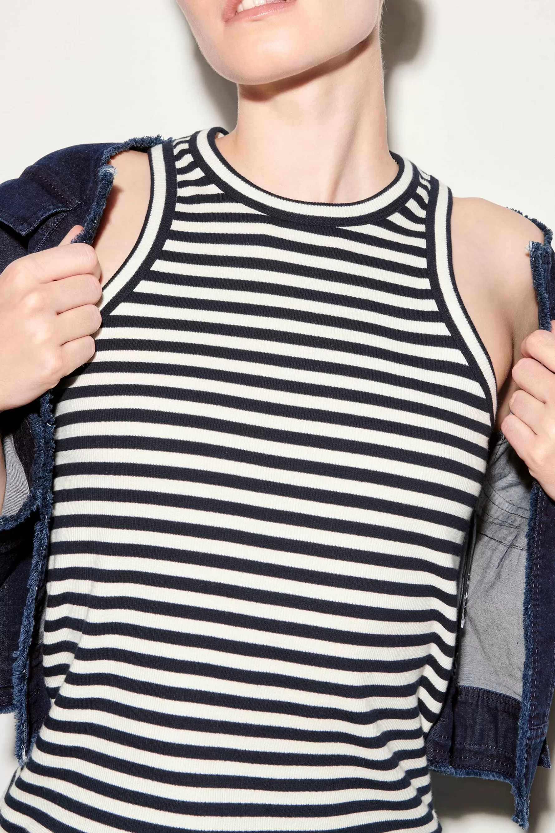 Shirts & Tops-LUISA CERANO Tanktop Mit Streifen multi