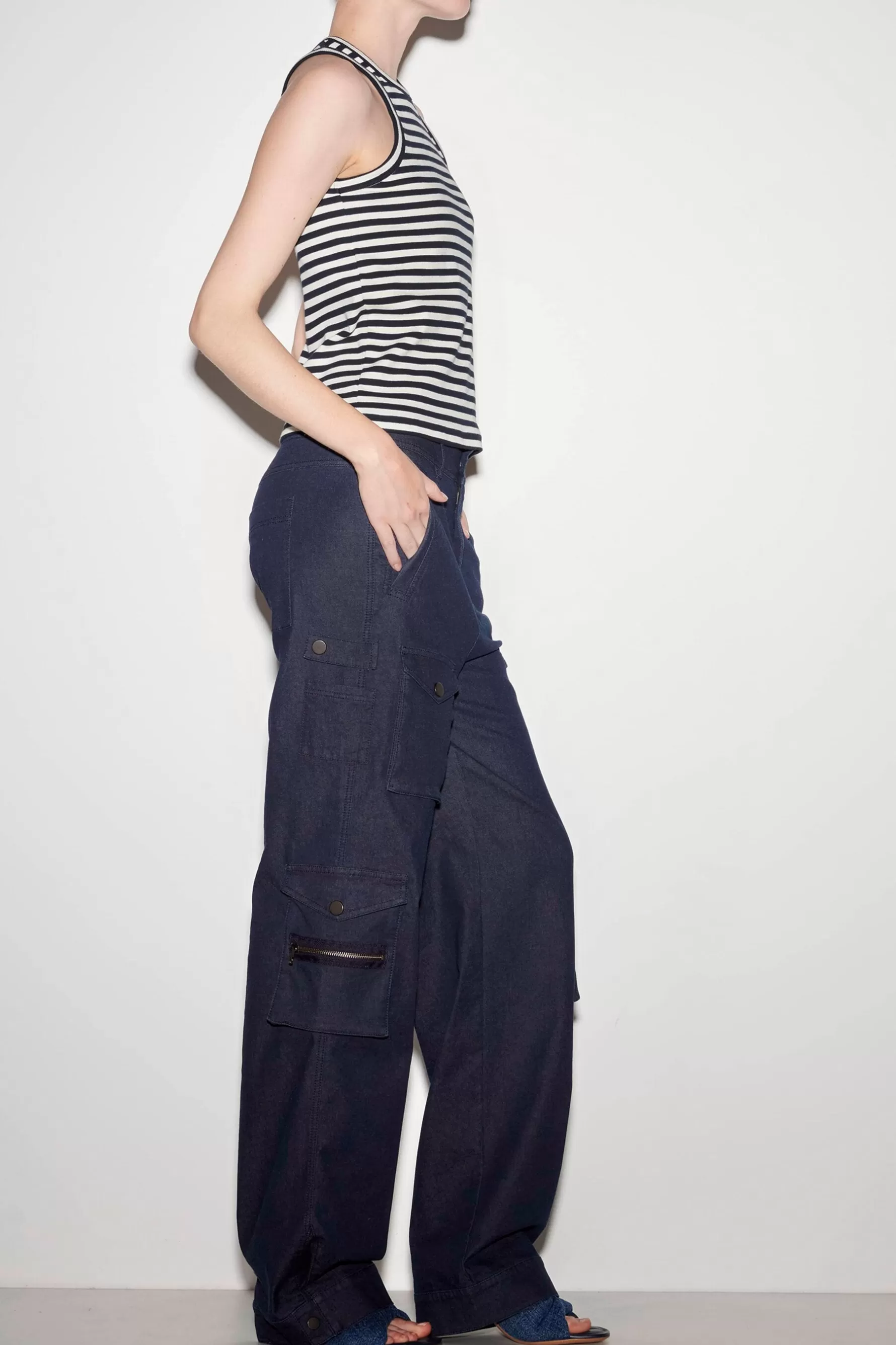 Shirts & Tops-LUISA CERANO Tanktop Mit Streifen multi