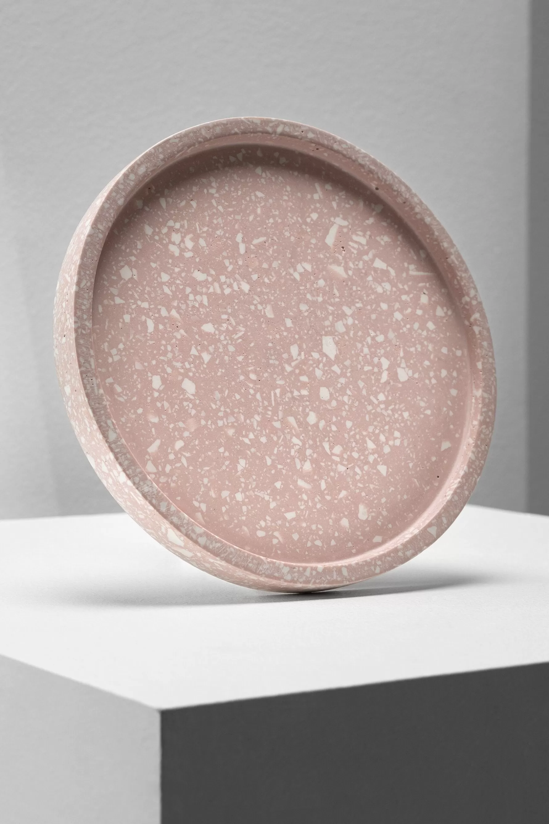 Accessoires-LUISA CERANO Terazzo-Schale (grande) faded lavender