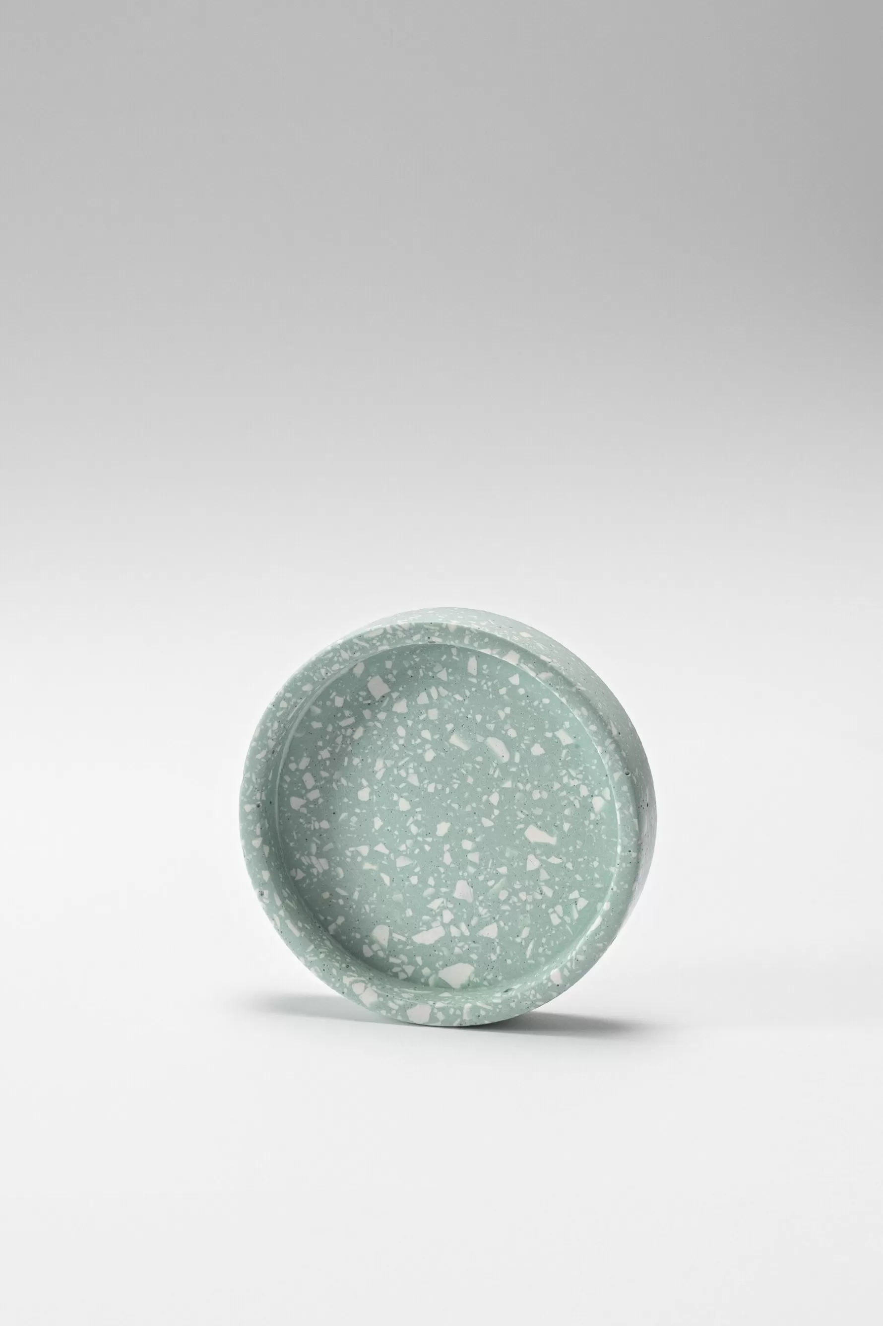 Accessoires-LUISA CERANO Terazzo-Schale (piccolo) mineral aqua