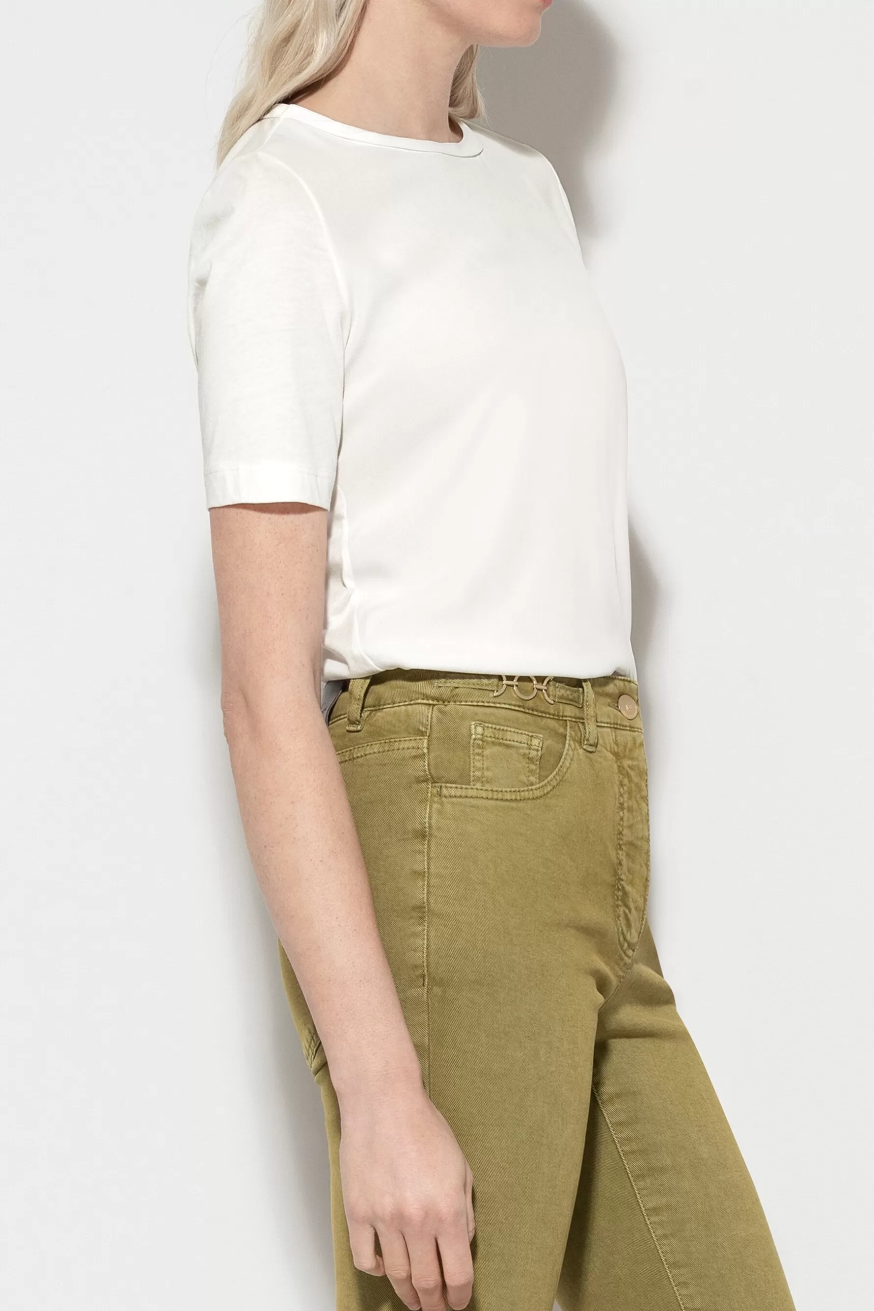 Shirts & Tops-LUISA CERANO T-Shirt Aus Seiden-Mix