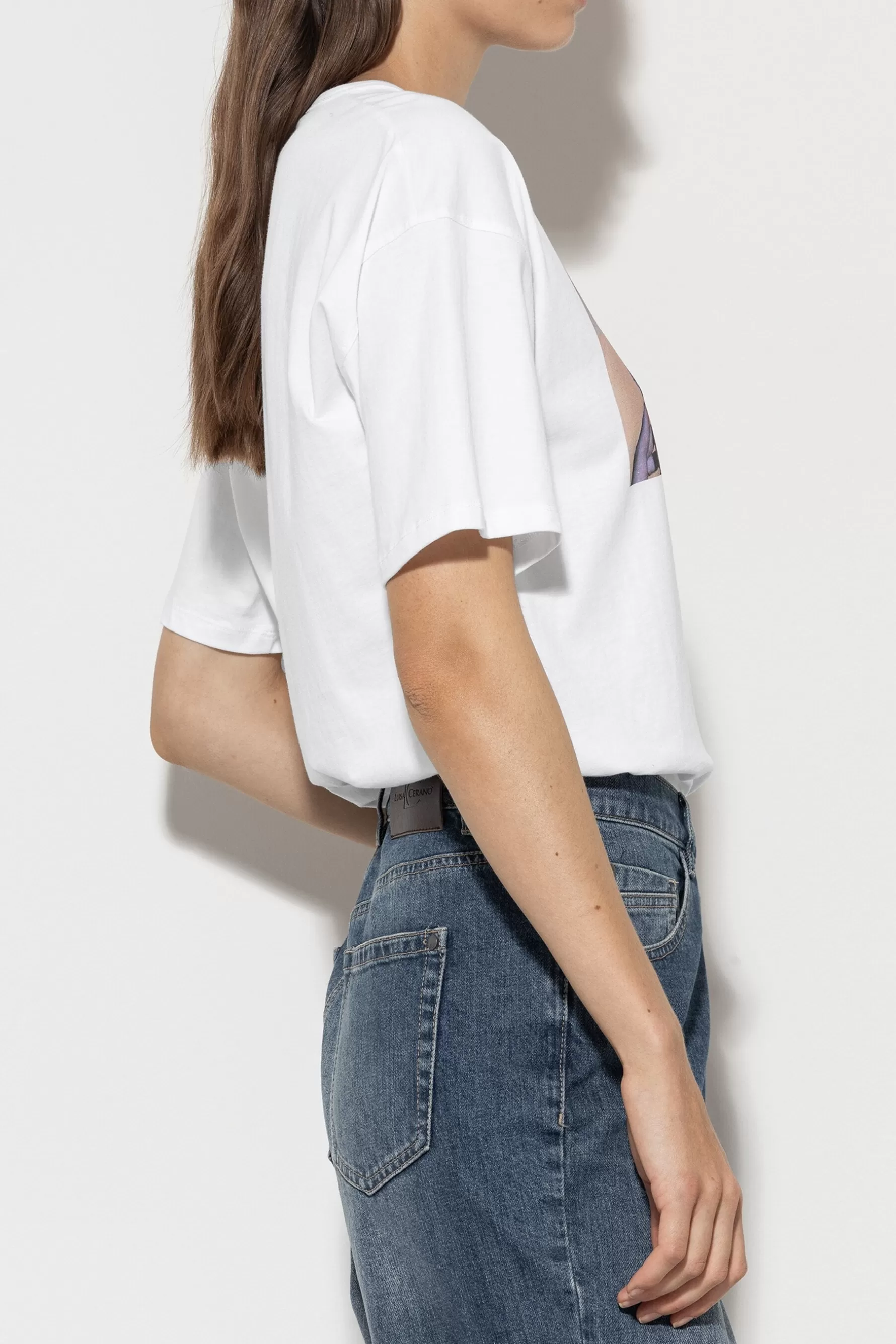 Shirts & Tops-LUISA CERANO T-Shirt Mit Print-Motiv white