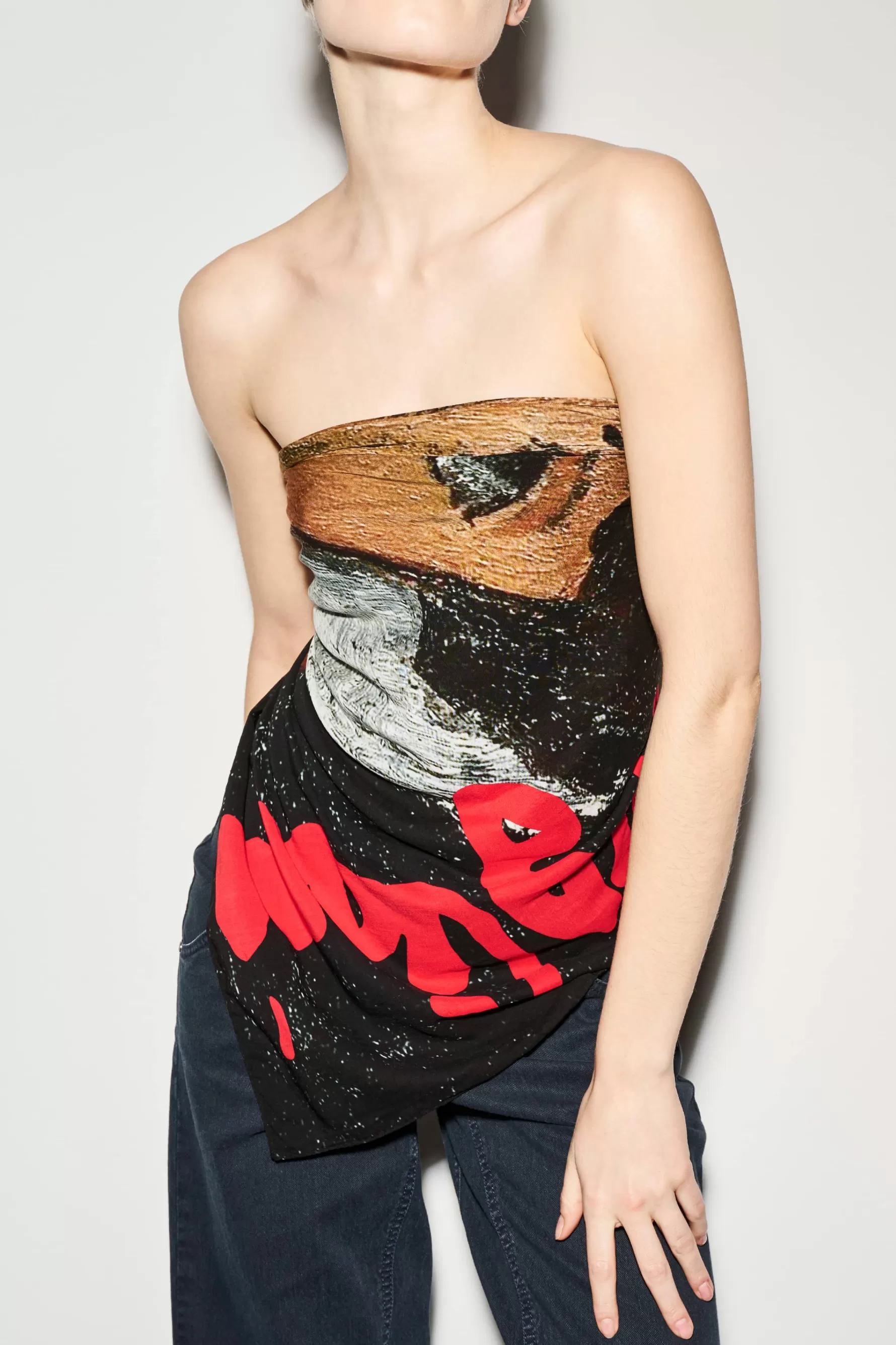 Accessoires-LUISA CERANO Tuch Mit Modigliani-Print multi