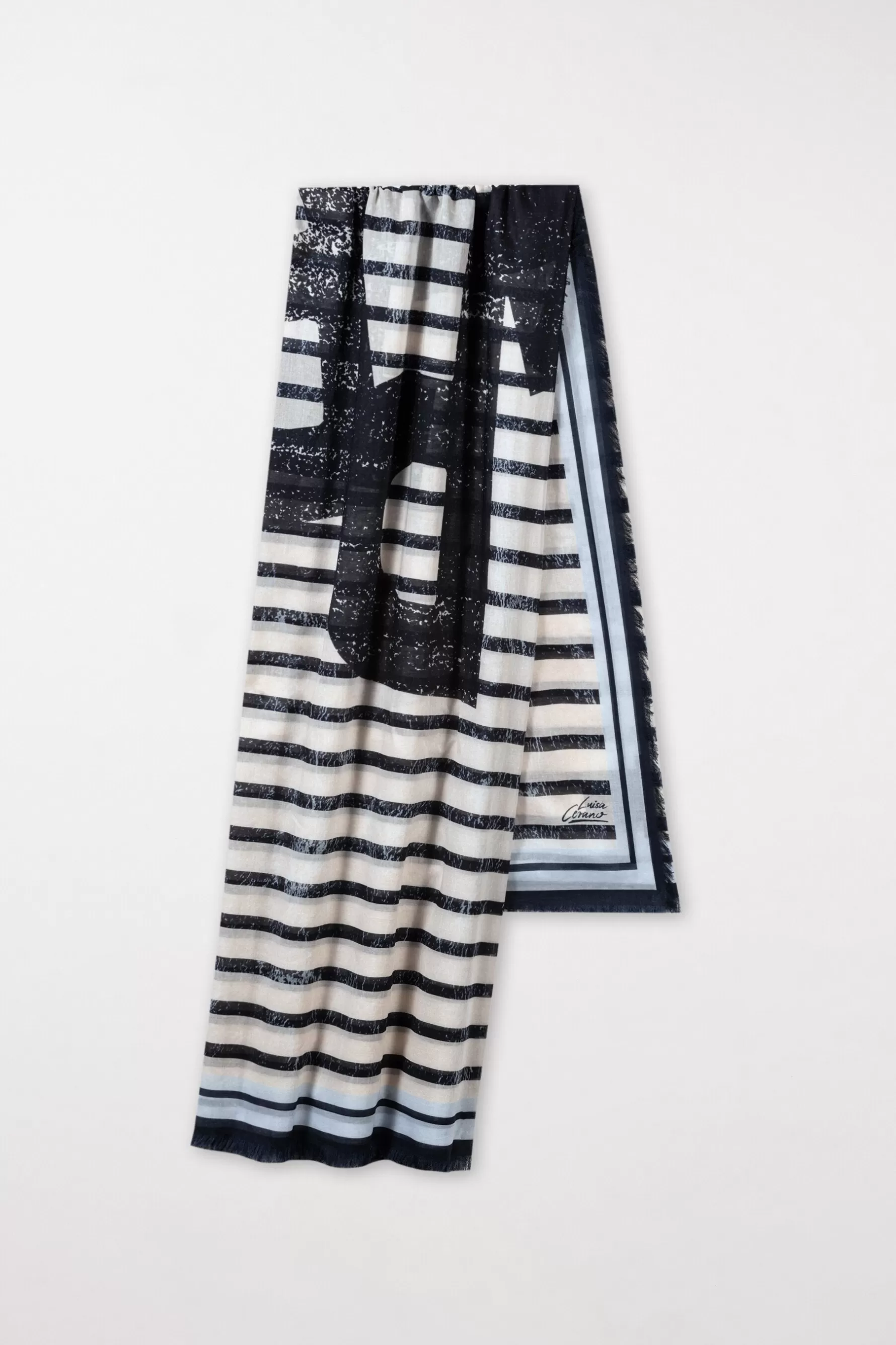 Accessoires-LUISA CERANO Tuch Mit Wording-Print multi