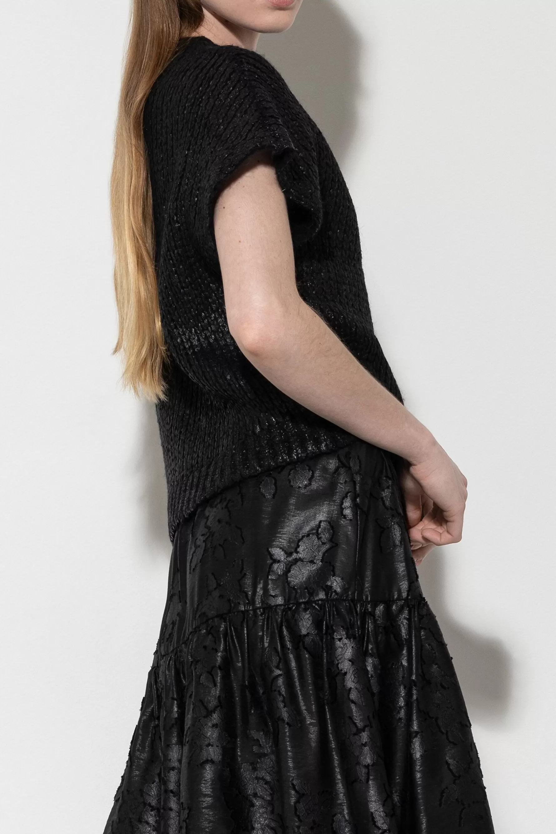 Strick-LUISA CERANO Turtleneck-Pullunder black