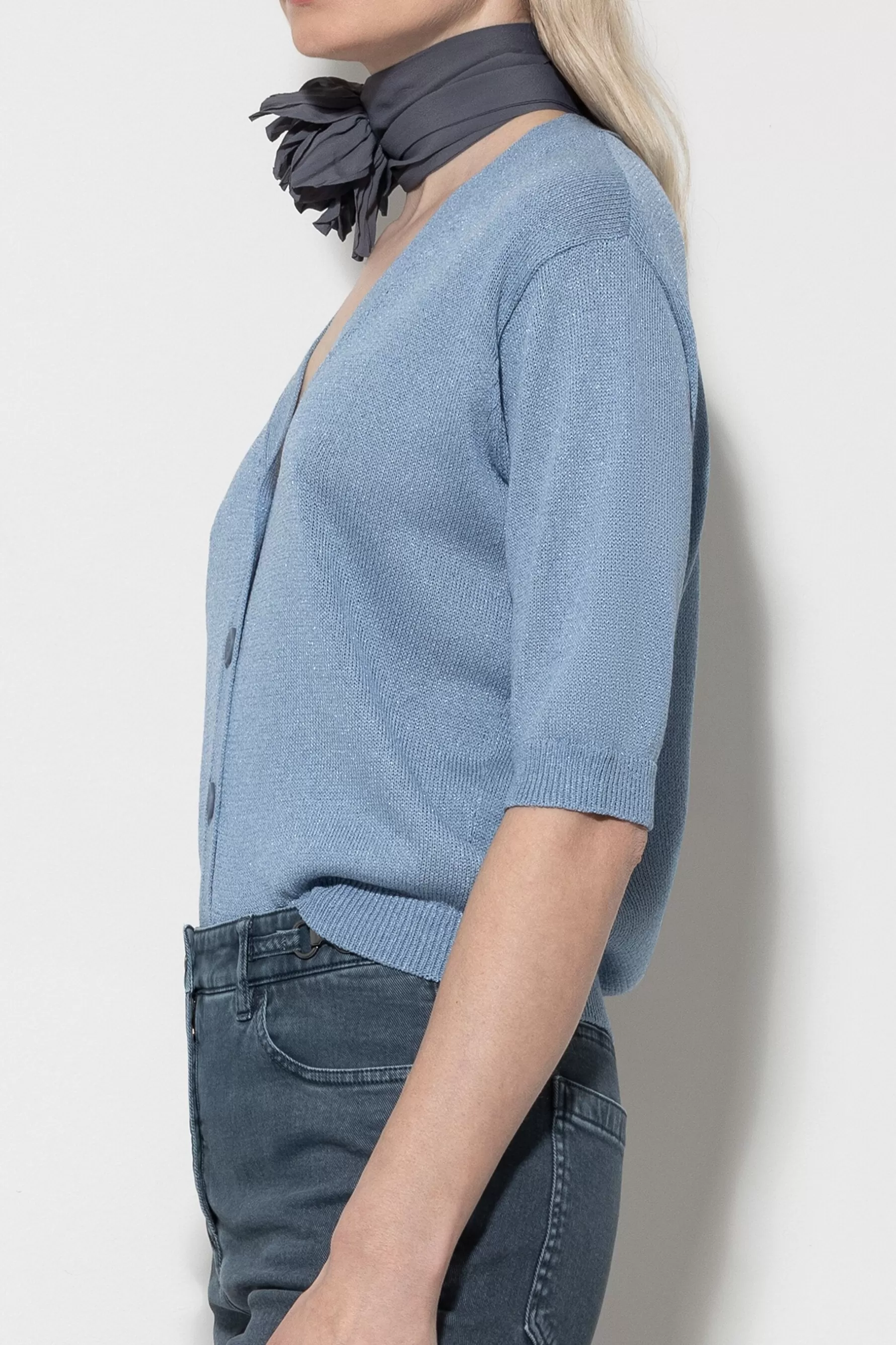 Strick | Sets-LUISA CERANO V-Neck-Cardigan